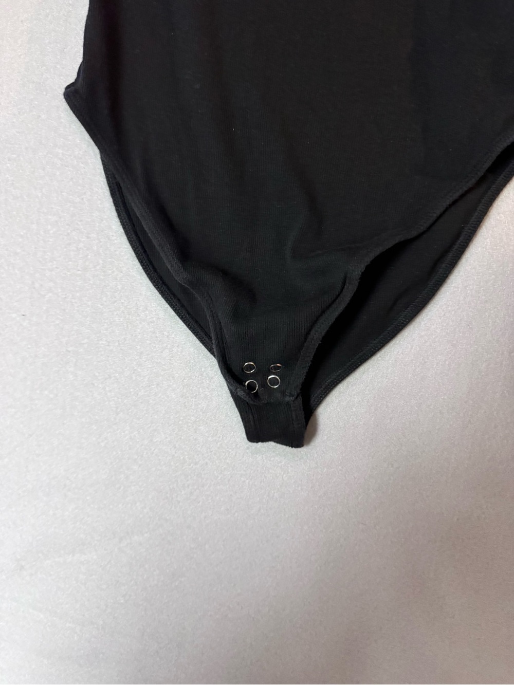 Agolde Black Ribbed Tank Bodysuit - Picture 5 of 9